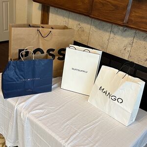 Designer Shopping Bags Set